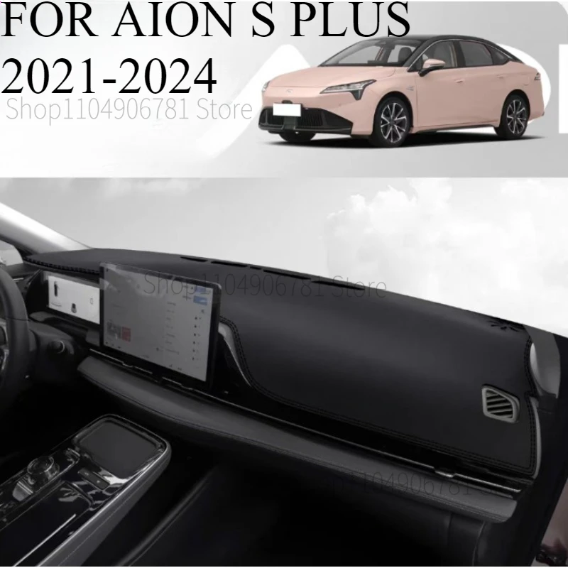 FOR AION S PLUS 2021-2024 Car Dash Mat Dashmat Dashboard  Cover Sun Shade Dash Board Cover Carpet  Accessories