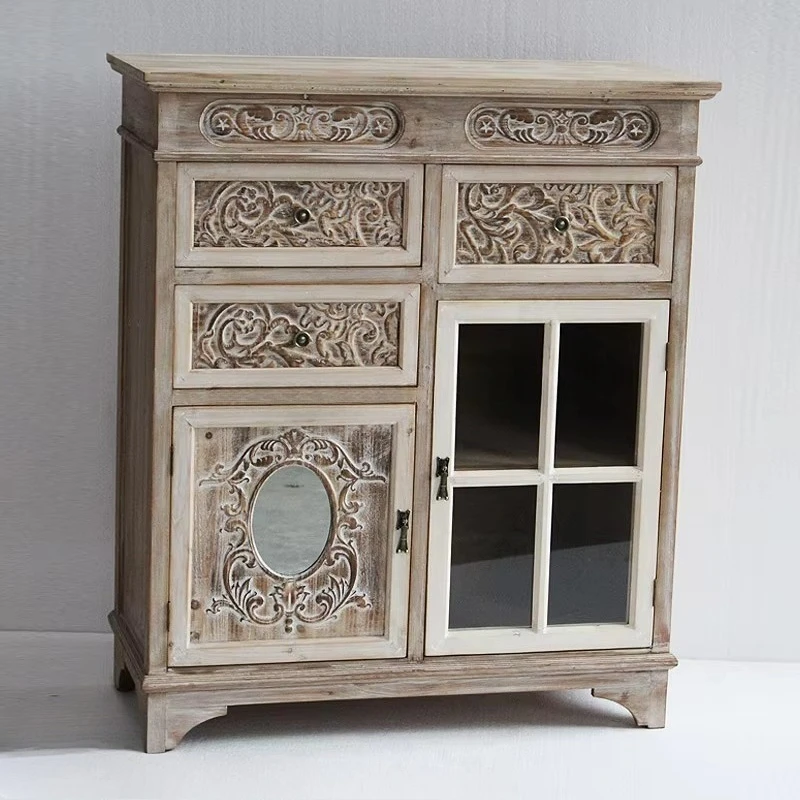 Solid wood country French wood carving furniture