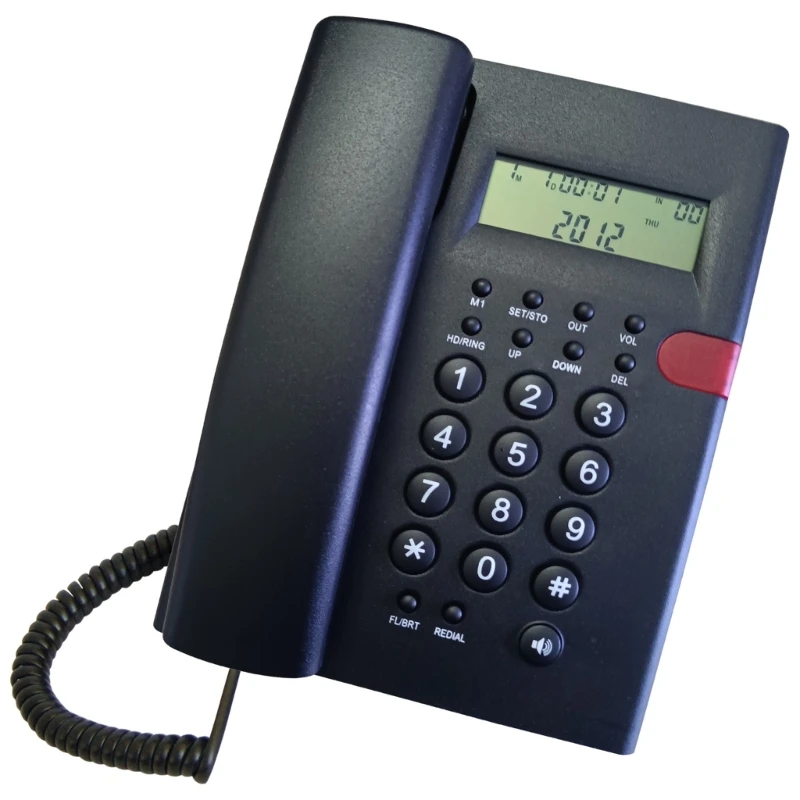 K010A-1 Landline Phone Desk Corded Telephone for Home/Hotel/Office English