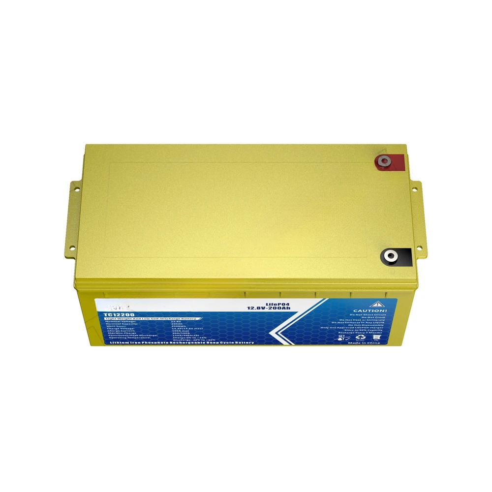 Llithium iron phosphate battery 12v 200ah lifepo4 lithium ion battery for solar energy system