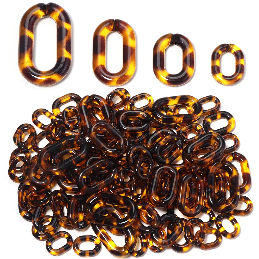 10-50pcs/lot Leopard Print Acr - Jewelry Making Glasses recension och pris