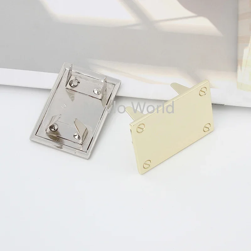 5-20-100 pieces,43*29mm 2 colors handbag big squared metal purse label tags,bags purse metal labels,customized YOUR LOGO NAME