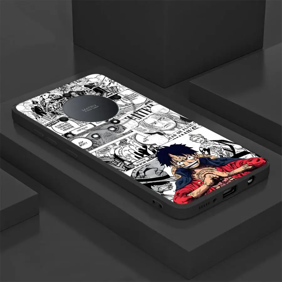 قطعة واحدة الكابتن لوفي الأسود لينة غطاء الهاتف الحال بالنسبة الشرف X5b X6 200 400 لايت X9a 70X8 X7 90 8X Magic5Lite