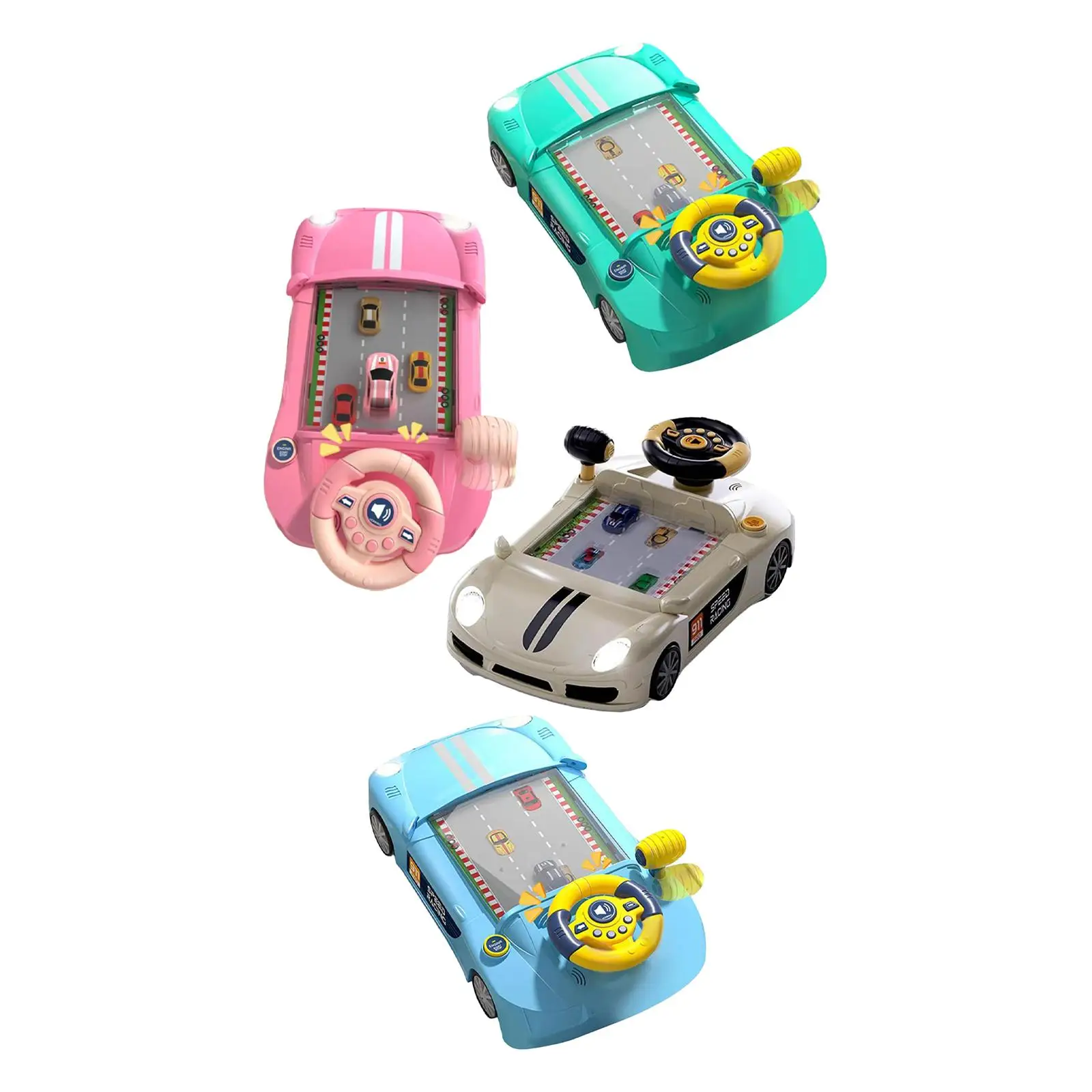 Simulation Drving Toy Kids Gift Car Toy Racing Challenge Toy Interactive Steering Wheel for Boys Girls Kids Toddlers 3 Years Old