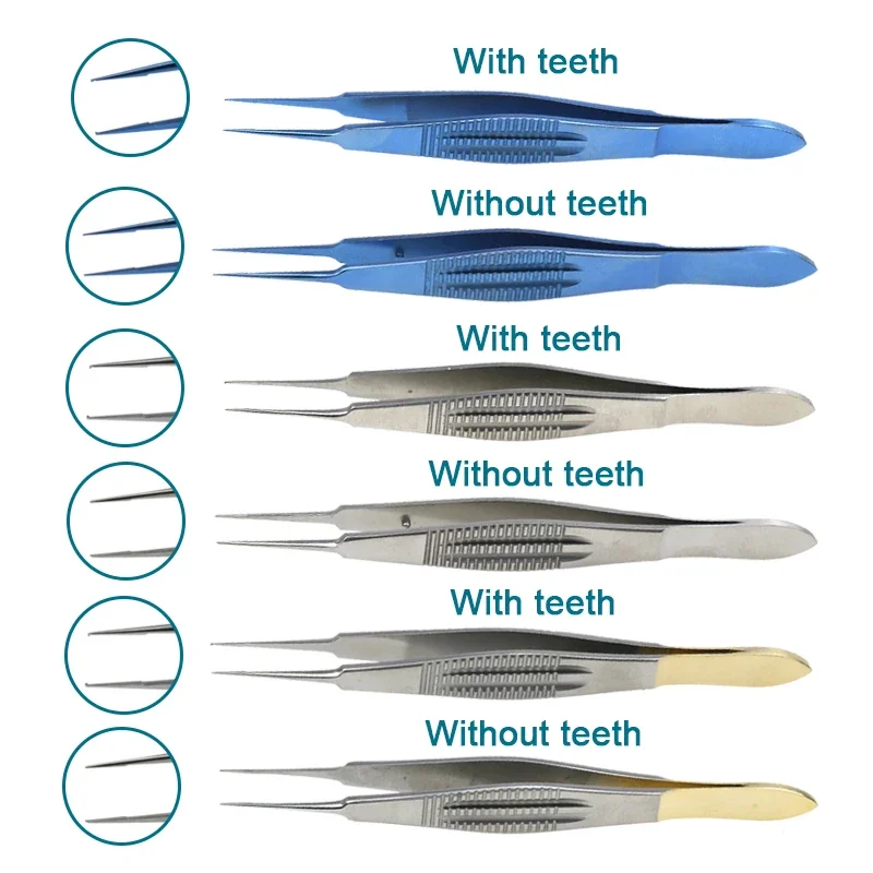 Автоклавные щипцы для связывания глаз, офтальмологический инструмент, титановый сплав из нержавеющей стали