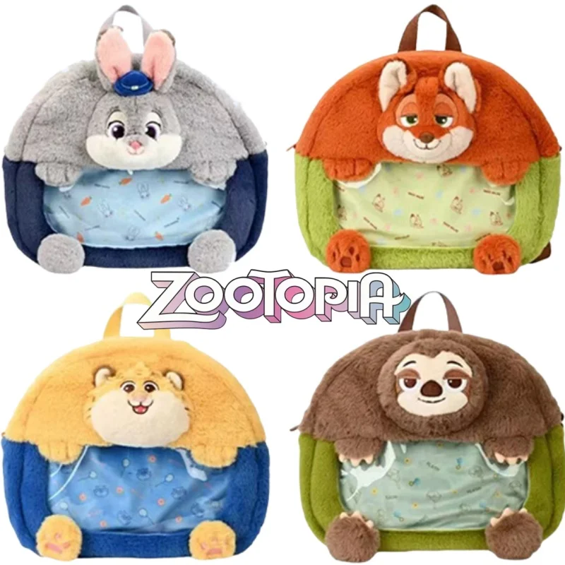 

Zootopia Itabag Pain Layer Cartoon Judith Laverne Hopps Backpack Portable Storage Daily Versatile Anime Peripherals Commuting