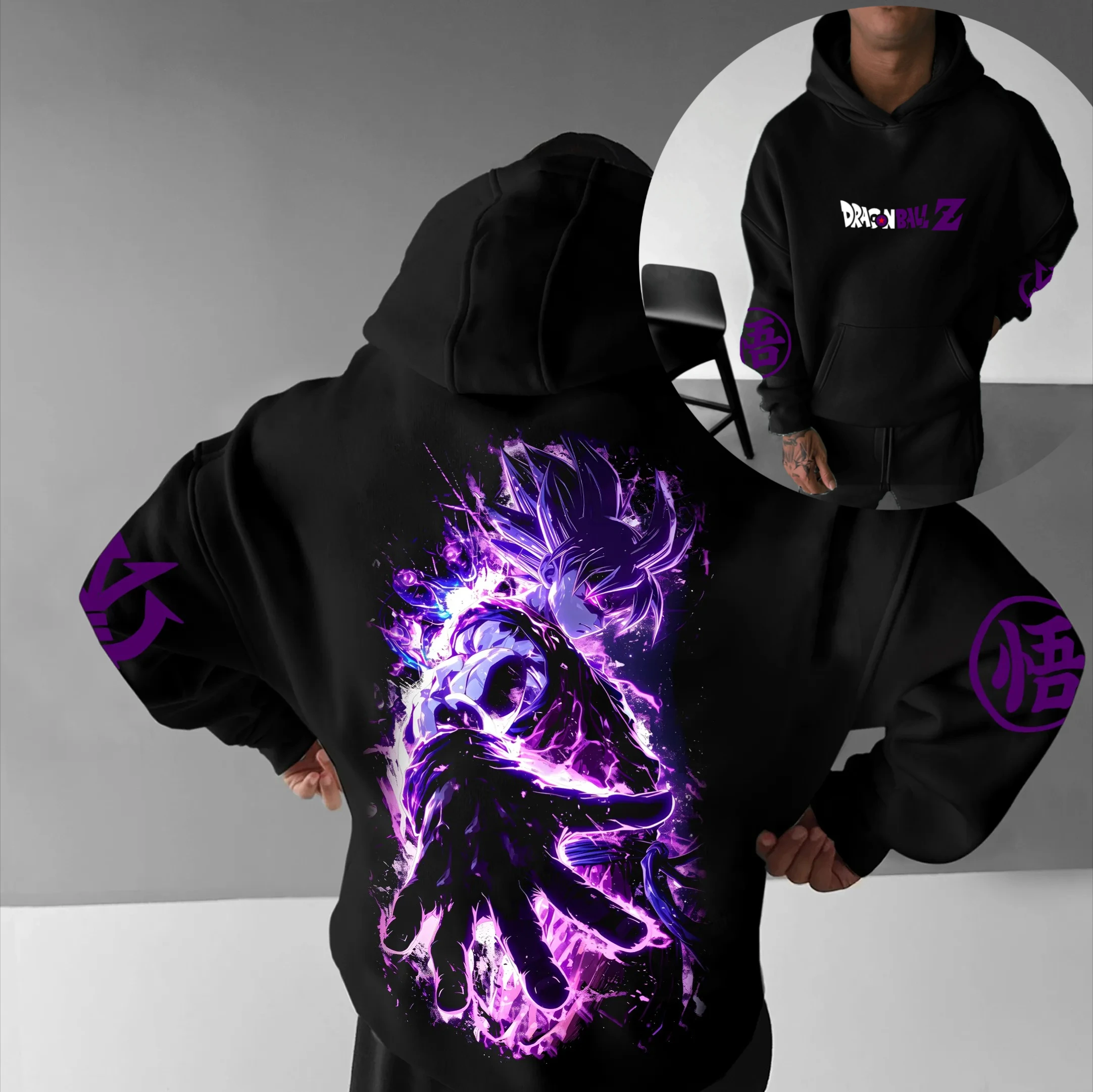 

Dragon Ball осень и зима японские горячие крови анимационные классические персонажи удобные толстовки для мужчин и женщин пар