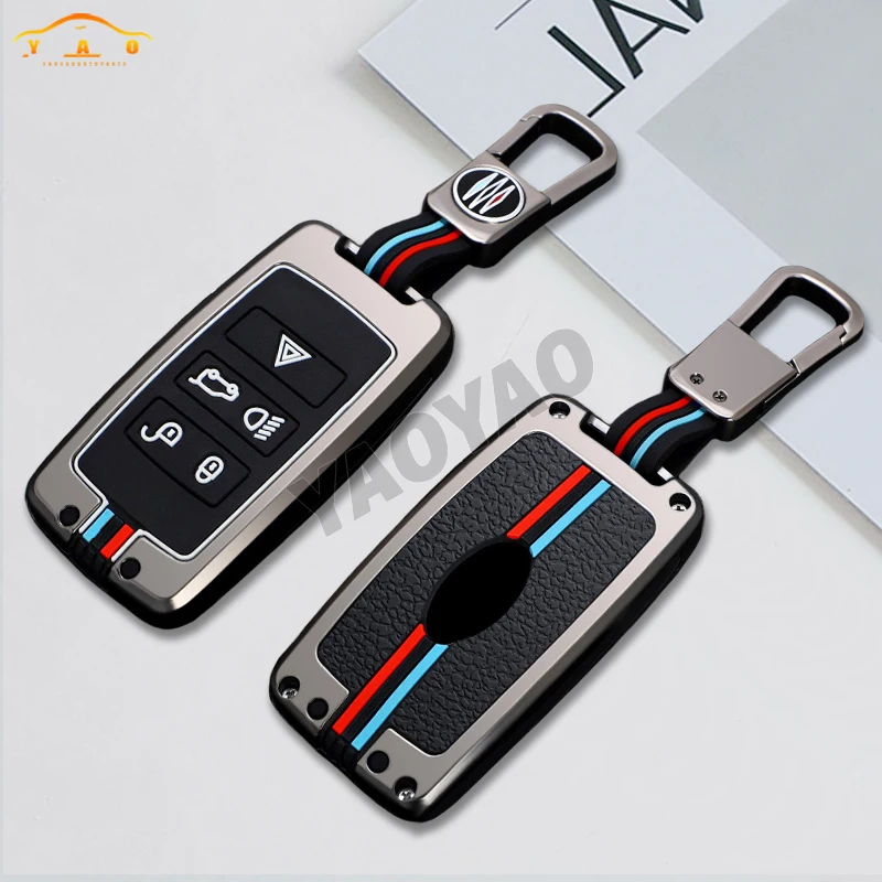 

Zinc Alloy Style Fashion Car Key Case Cover Shell Fob For Land Rover Discovery Freelander Range Rover Sport Evoque 2022 2021