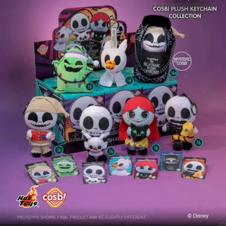 2025 ألعاب ساخنة كابوس قبل عيد الميلاد صندوق أعمى مجموعة سلسلة مفاتيح كوسبي صندوق غامض لعبة مجموعة هدايا مفاجأة الهالوين #2