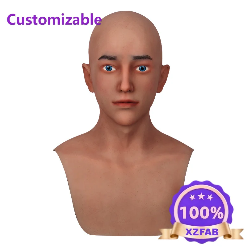 Factory Direct 2026 Top Ultima proprietà copricapo da uomo calvo a testa intera Cappuccio in silicone cosplay