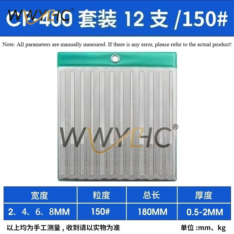 Suitable For CF400 File Set Flat Oblique Metal Mold Grinding Tool Shaping Small