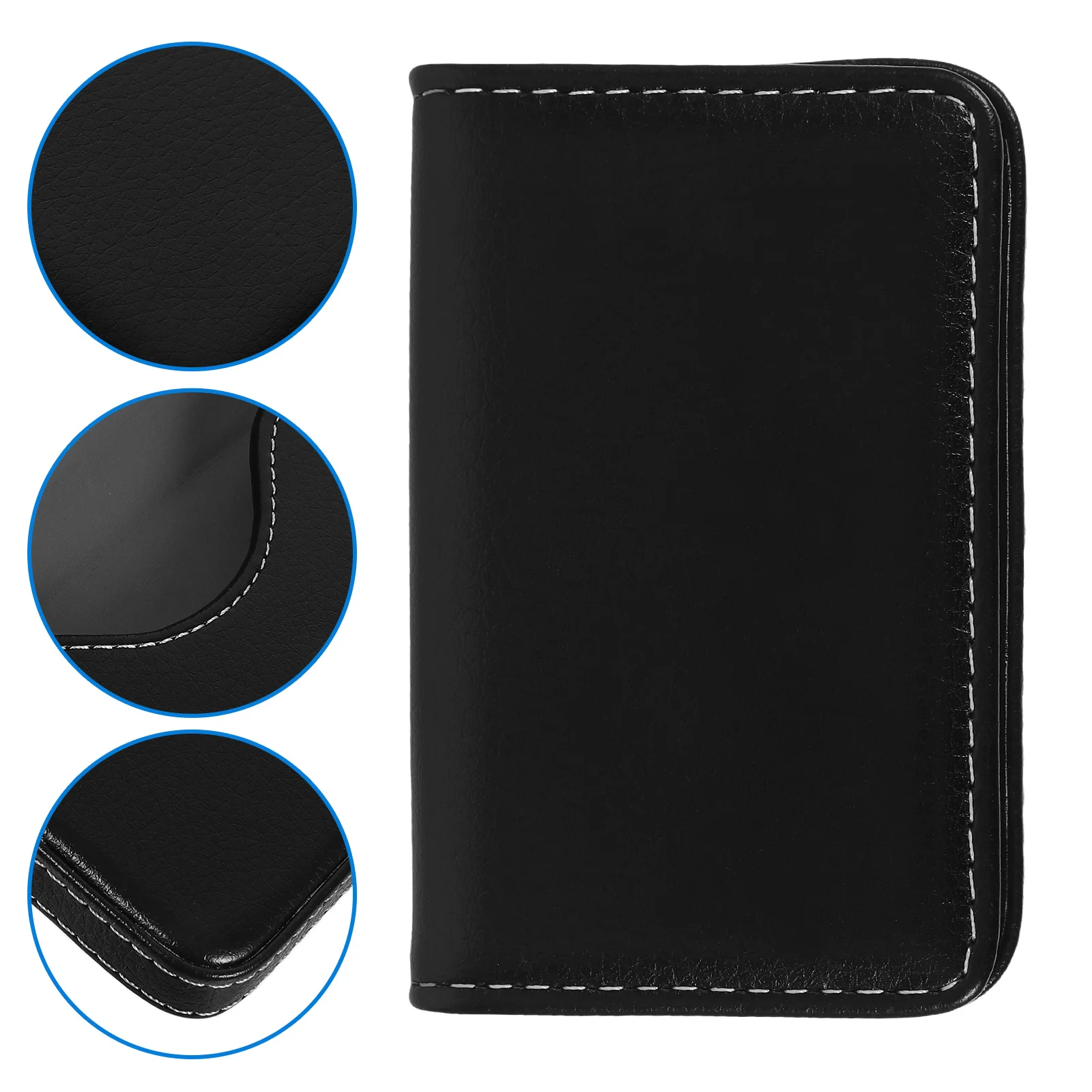 

Business Holder Stainless Steel Artificial Mini Briefcase Credit Card Organizer Office Supplies Index Card Box Storage