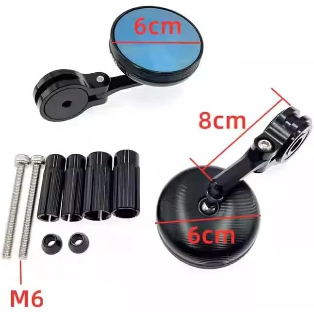 Suitable for Honda DAX125, ST125, MONKEY125 Modify the small rearview mirror, reflective rearview mirror