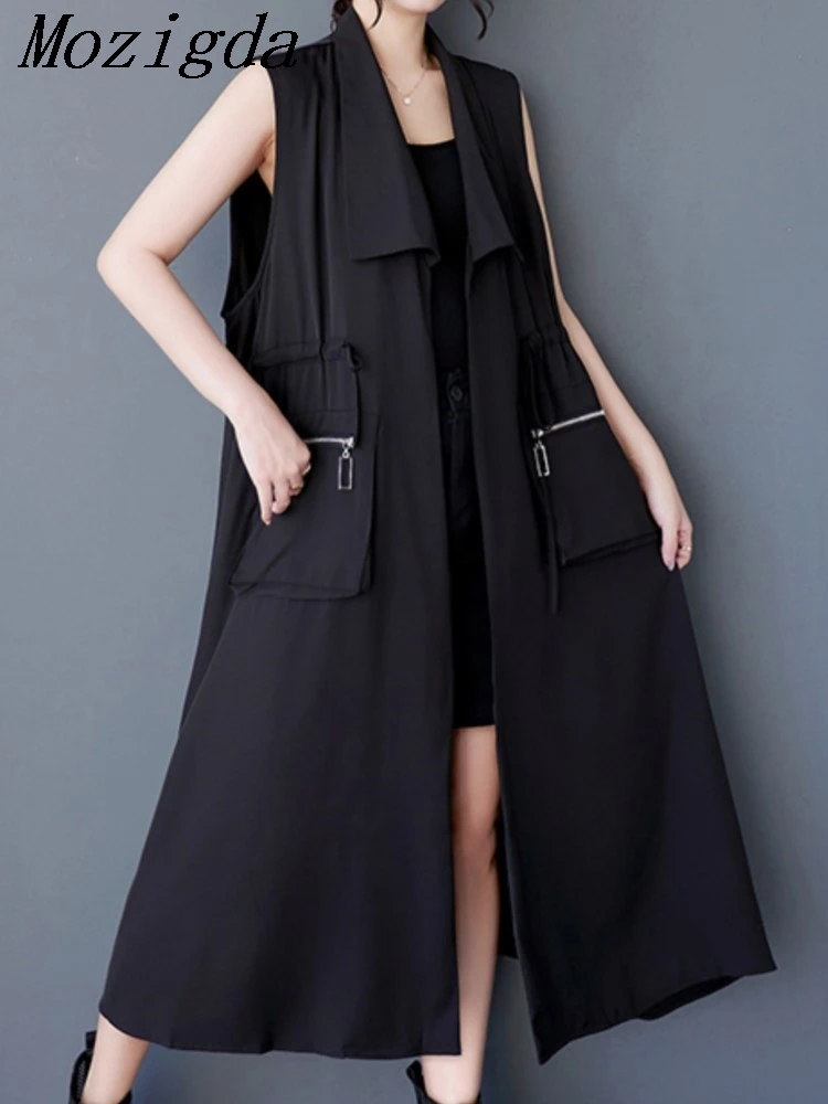 

Sleeveless Oversized Cotton Vintage New In Dresses For Women Casual Loose Long Spring Summer Autumn Dress Elegant Clothing