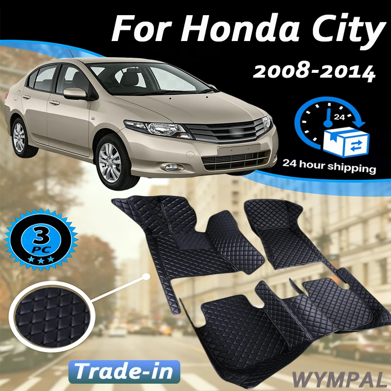 

Роскошные автомобильные коврики для Honda City 2008 2009 2010 2011 2012 2013 2014 Авто Роскошные кожаные мужские и женские автомобильные коврики