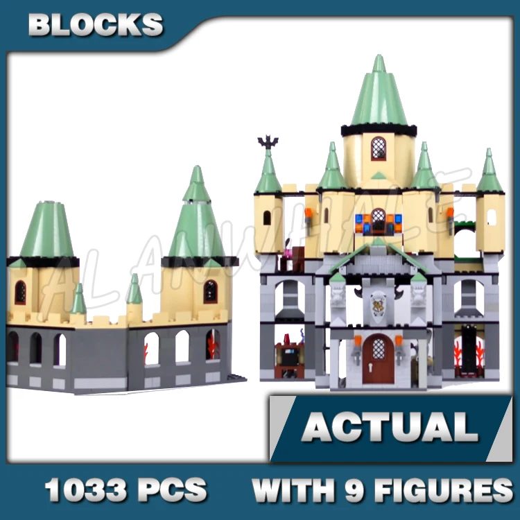 

1033pcs Magical World of Wizards Phoenix Castle Greenhouse Green Tower 16029 Building Block Toy Compatible With Model