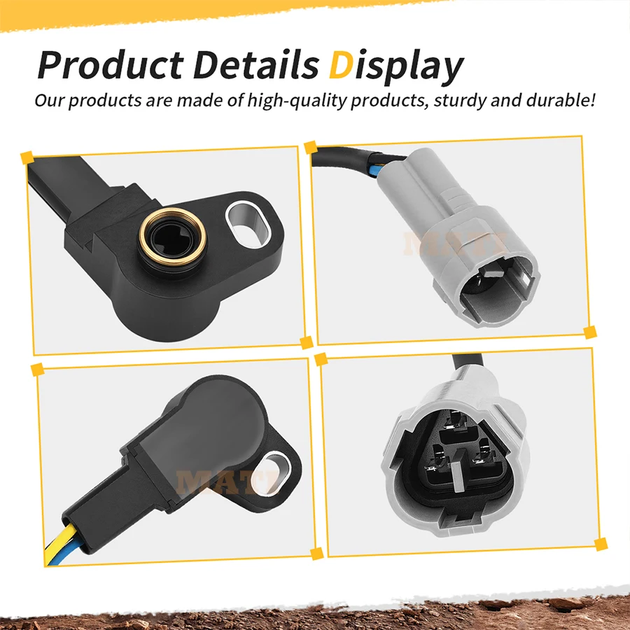 M MATI Throttle Position Sensor for Polaris Sportsman Scrambler 850 1000 2014-2025 O.E.M# 2412634