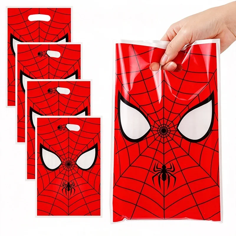 Marvel's Spider-Man anime merchandise,merchandise decorative， party PVC bags, gift bags, storage bags, boys' party handbags