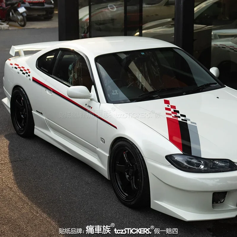 Car stickers FOR nissan s15 silvia body exterior decoration resumption sporty Vinyl Decal accessories