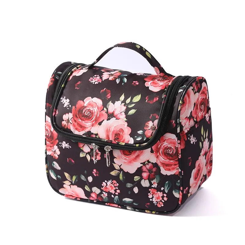 Travel Waterproof Portable Women Makeup Bag High Capacity Toiletries Organizer Storage Cosmetic Cases Hanging Wash Beauty Pouch