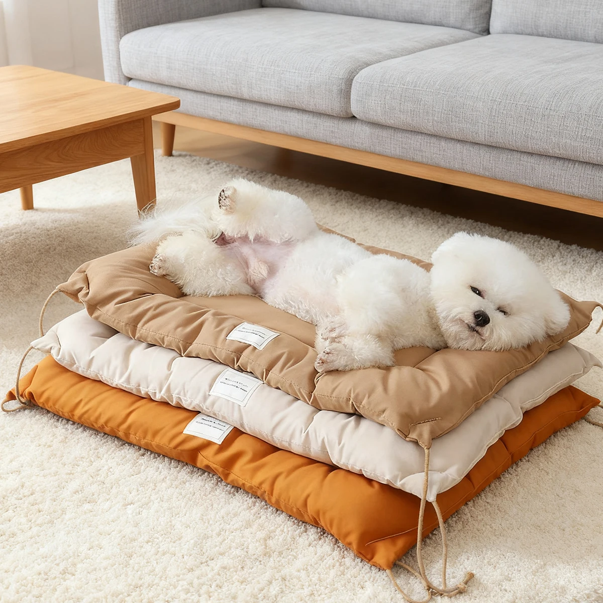 

2026 Newest Thicken Warm in Autumn and Winter Soft Dog Beds House Medium Small Dog Sofa Bed Cushion Pet Supplies Accessories