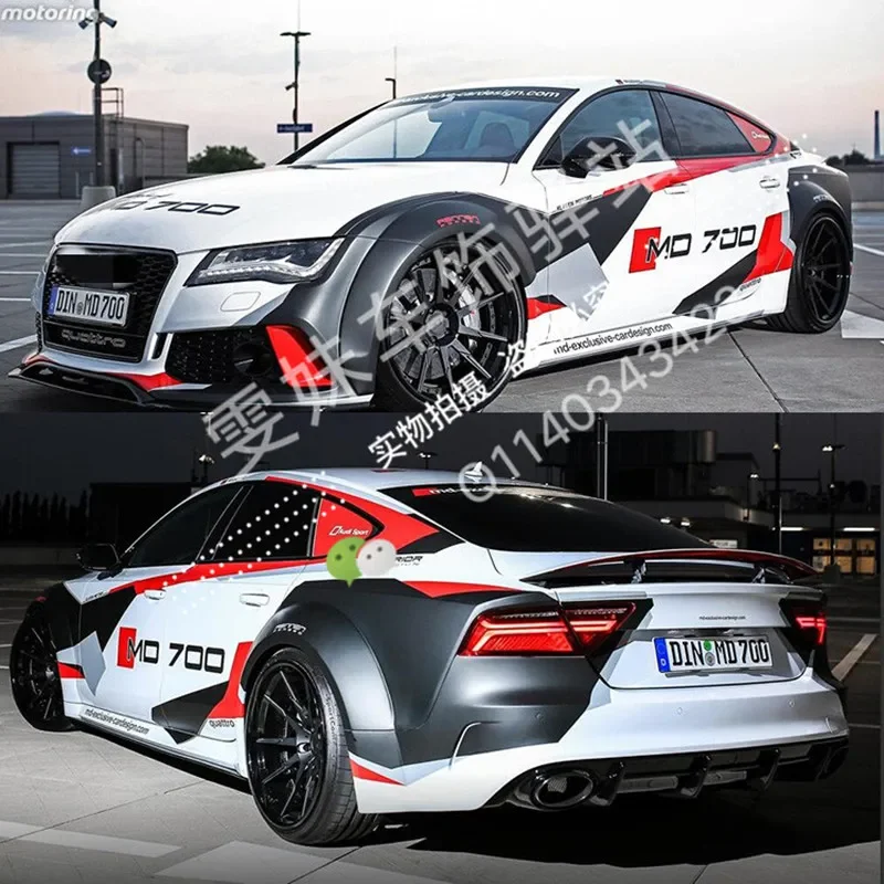 

Car sticker FOR Audi A7 A5 Car Vinyl Decals Body Sticker pearance Customized fashion sports decal film accessories