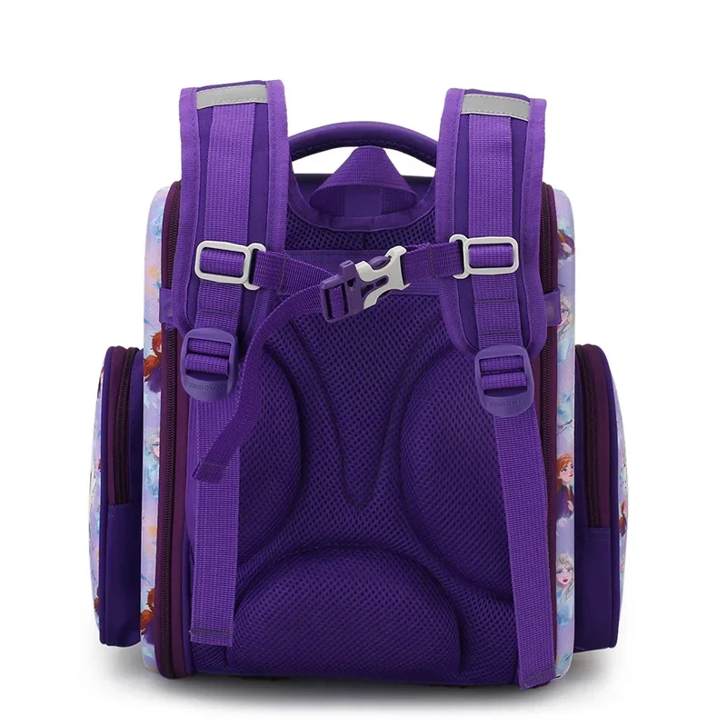 Mochila escolar con dibujo de búho en 3D para niños y niñas, morral ortopédico plegable para escuela primaria, novedad