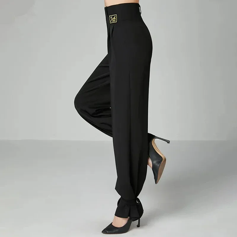 Pantalones de baile modernos de vals de salón, Ropa de baile de Salón Estándar, pantalones latinos, novedad de 2023