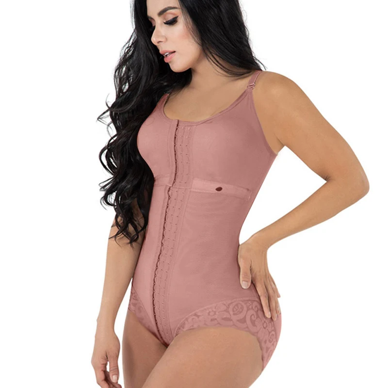 

Fajas Colombianas Women Compression Full Body Hourglass Girdle Triangle Slimming Waist Trainer Hook-eyes Butt Lifter Shapewear