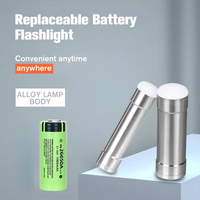 Portable Mini LED Waterproof Flashlight With 26650 Battery 4.2V 5000mAh Rechargeable Battery Lithium batteries 100% Original