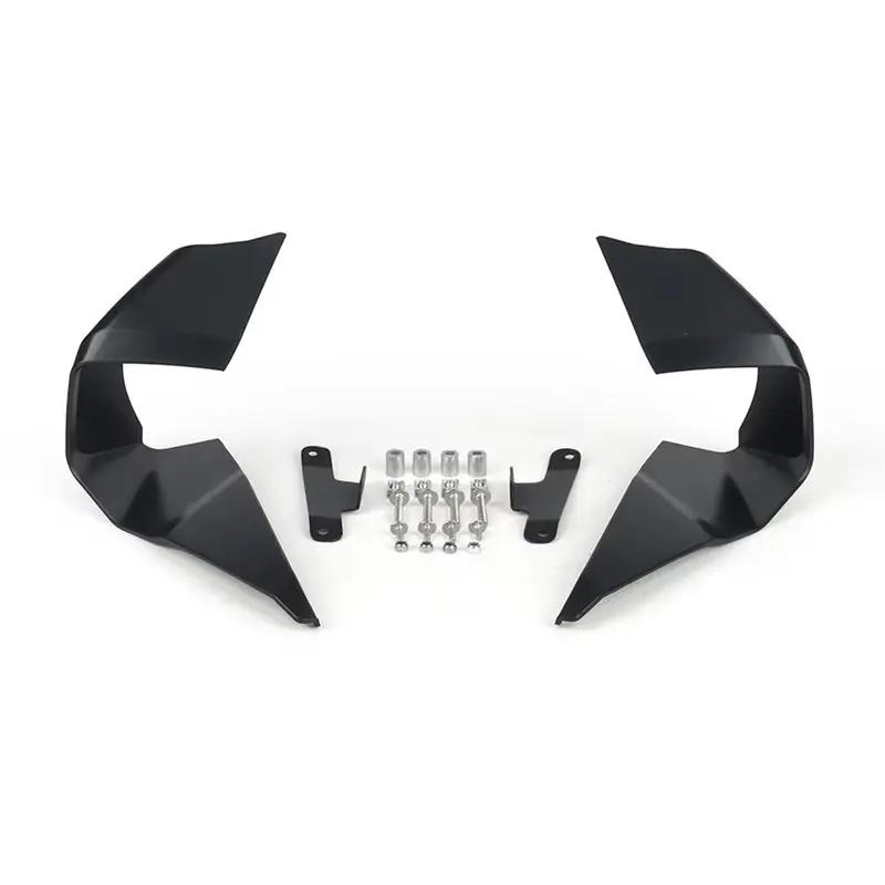 Motorcycle For Kawasaki ZX-6R 2024-2026 Aerodynamic Side Winglet Front Spoiler Wing Fairing Fixed Lower Lip Wing-boom