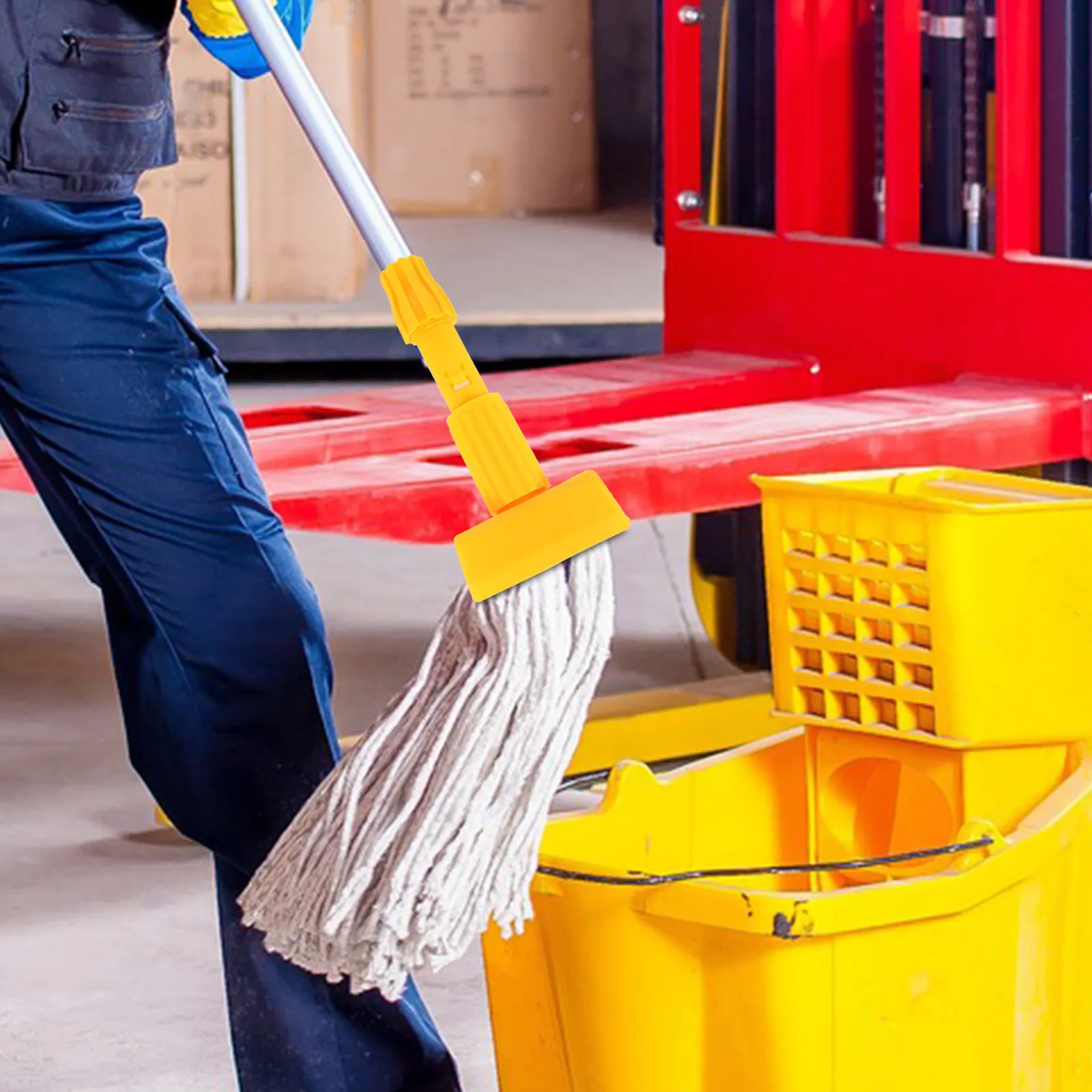 

Комплект из 4 промышленных коммерческих зажимов для насадок швабр, сверхмощные съемные держатели для ручек швабр, сменные насадки для швабр