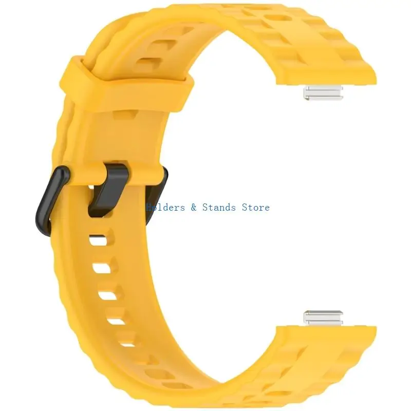 Y4UE Fashion Soft Silicone Bracelets Straps Belt Wriststrap Exercise and Daily Wear Ensuring Easy Cleaning and Precise Sizing