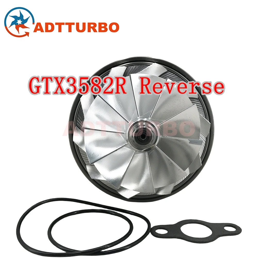 

GTX3582R Gen 2 Reverse Rotation Upgrade Turbo Turbine for Car CHRA GT35 Cartridge Ball Bearing 851154-5004s GTX35R Billet Wheel