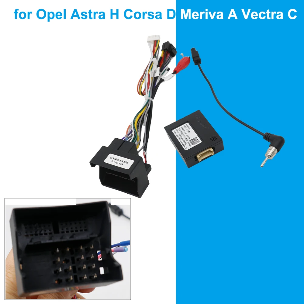 

Жгут проводов Quadlock, декодер шины CAN, 16-контактный разъем для Quad Lock, кабель-адаптер для Opel Astra H Corsa D Meriva A Vectra C