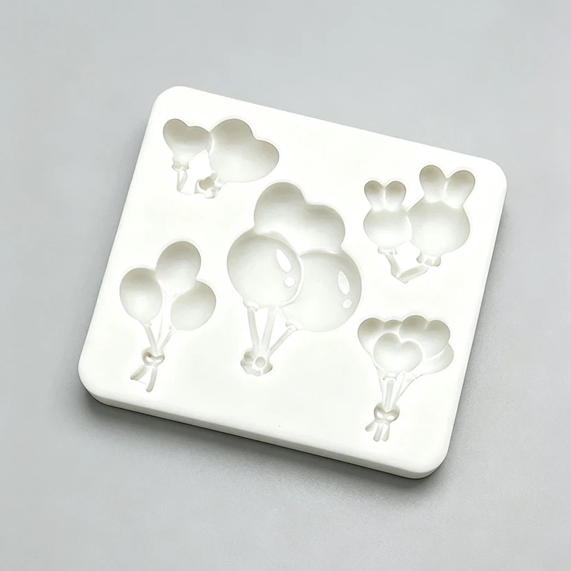Herz Ballon Design Silikon Sugarcraft Form Harz Werkzeuge Cupcake Backform Fondant Kuchen Dekorieren Werkzeuge – Detail 2