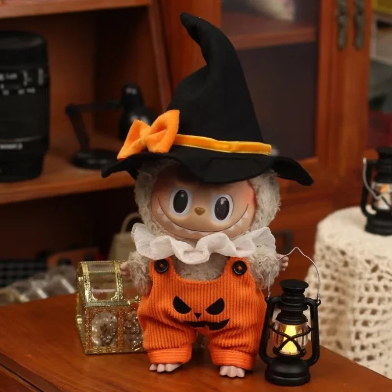 Ubranka dla lalek Labubu 4.0 Mini Edition 10cm, stroje na Halloween, kostiumy Labubu 4.0 Heart's Secret Tarot, akcesoria dla lalek