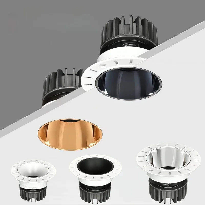 LED Downlight Recessed Spotlight Borderless Ceiling Downlight Aluminum Lighting Bedroom Kitchen Indoor Down Lamp