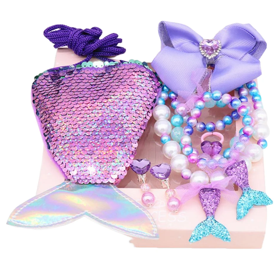 Mermaid Accessoires Kids Sequin Mermaid Hoofdband Verjaardag Kids Party Decoratie Benodigdheden Haaraccessoires Voor Kinderen Sieraden