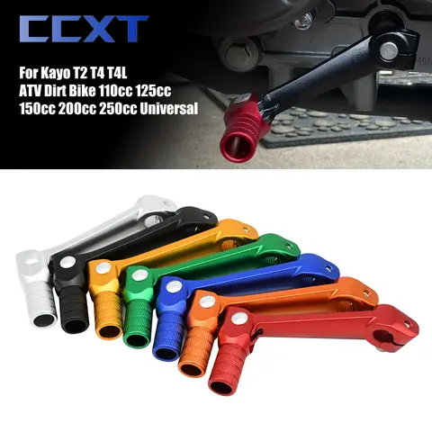 Motorcycle Folding Aluminum Gear Shift Lever Gear For ATV Dirt Bike ZongShen NC250 BSE Apollo Kayo T2 T4 110-250cc 250 Universal 10 best sales gear selector - №4