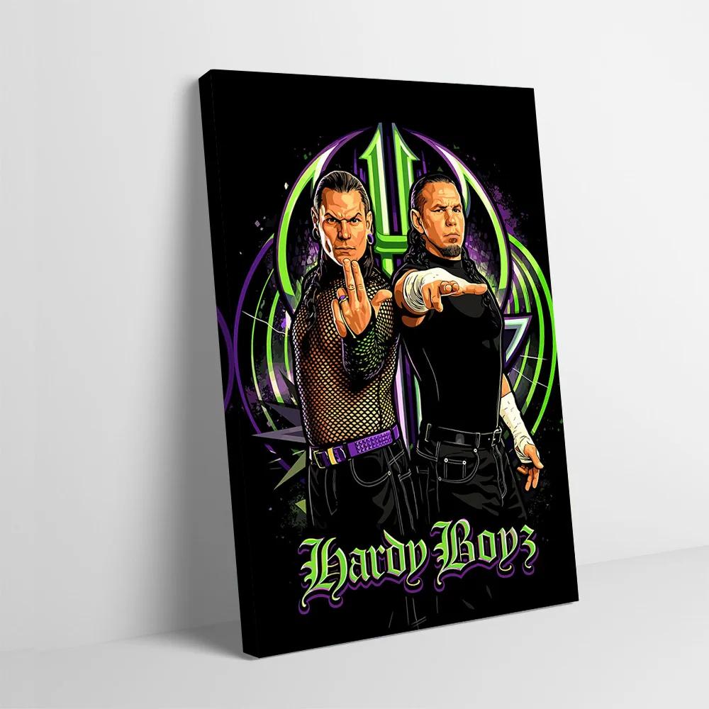 Hardy Boyz Wrestling Art Printing Poster Custom Pictures Wall Art Canvas Painting Gift for Aesthetic Decoration Room Ornaments