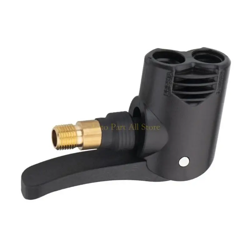 

J0MA Portable Efficient Double Head Air Chuck Fit for Bike Pumps Valves Systems Various Bicycles Tire Valves Easy Air Release