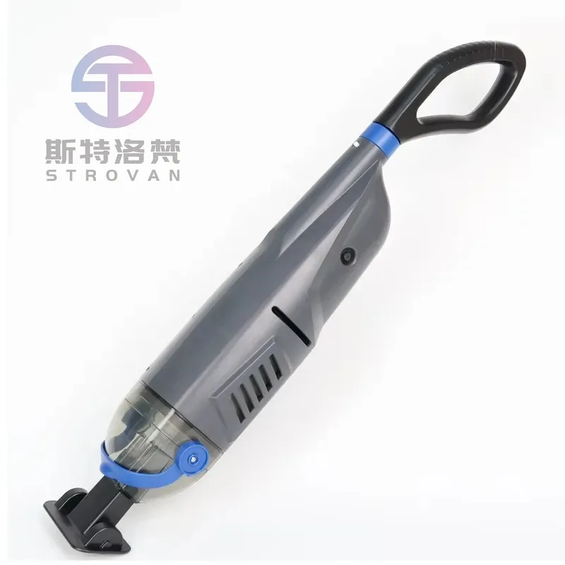Rechargeable Handheld Vacuum Cleaner for Spas or Small Soft Wall Above Ground Pools with Telescopic Pole