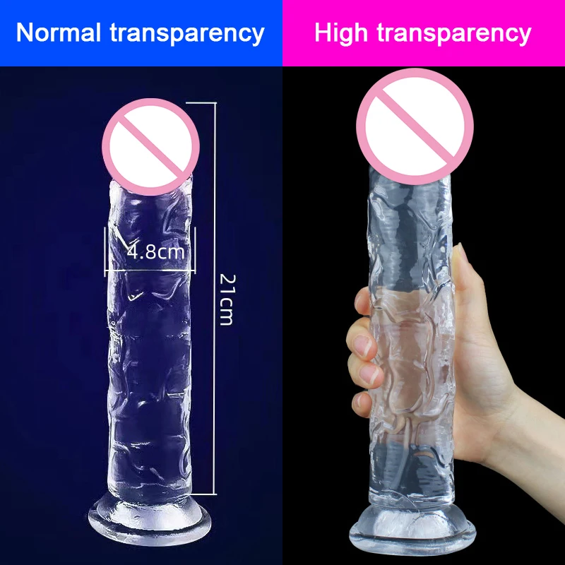 7 Size Realistic Dildo Jelly Penis Suction Cup Dildo Big Dick Female Masturbator Clitoral Stimulator Lesbian Sex Toys For Women