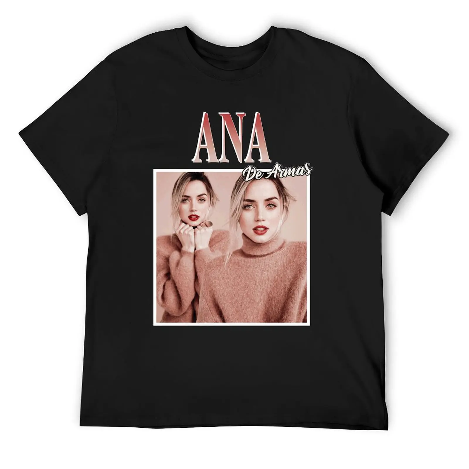 

Ana De Armas T-Shirt summer tops customs design your own mens clothing