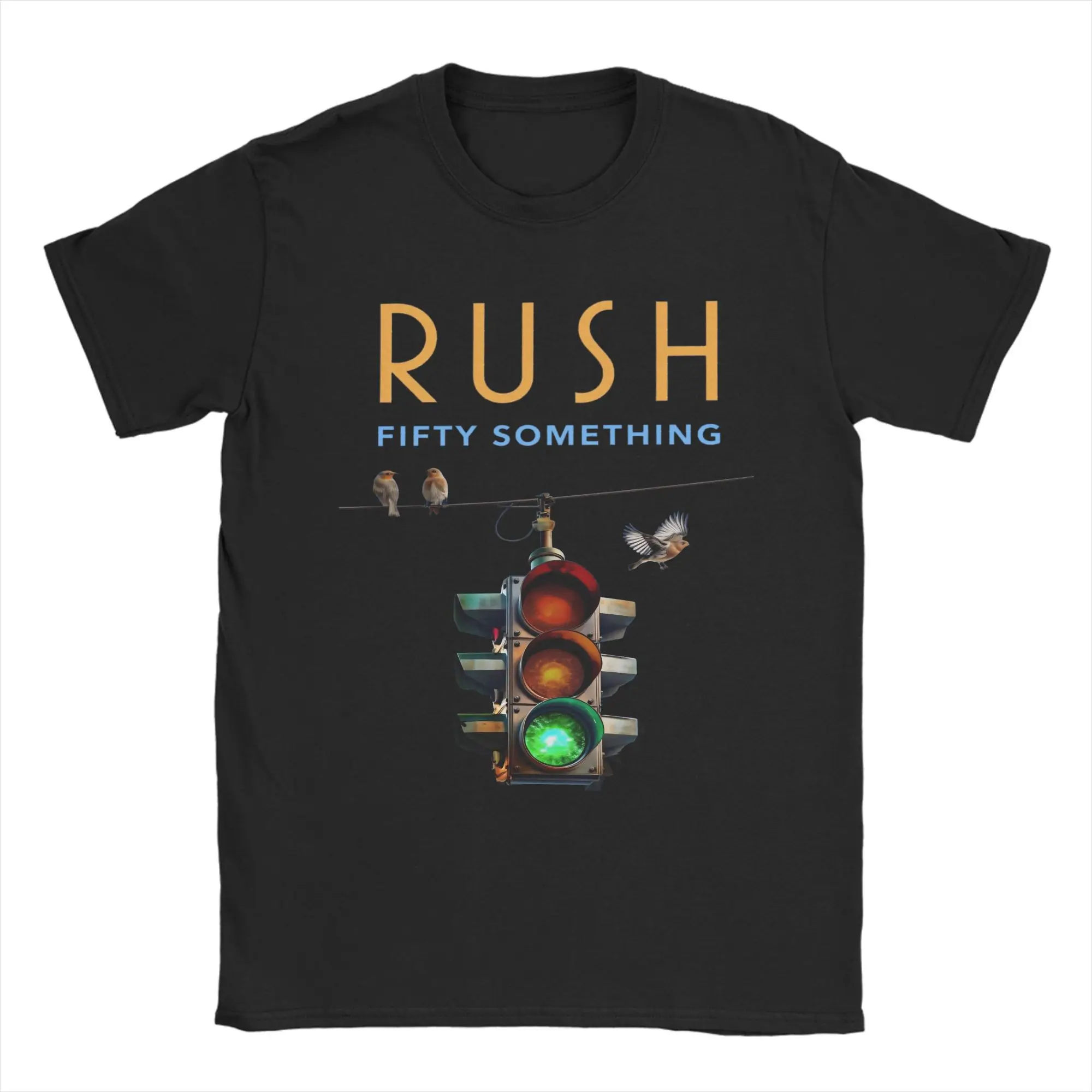 Herren Damen T-Shirt Rush Modell Schwarz Tour Konzert T-Shirts Rush Band Sommer T-Shirt Fantastische Reine Baumwolle Oberteile Übergröße 6XL – Detail 3