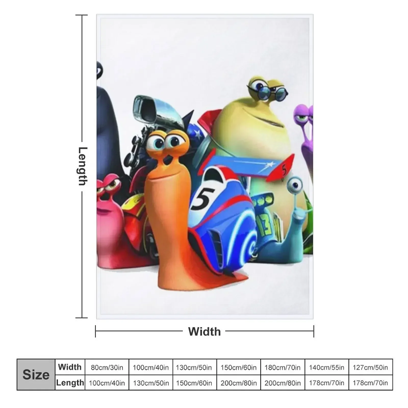 Snail turbo Throw Blanket Furrys anime decorative cosplay anime sofa bed Soft Beds Blankets