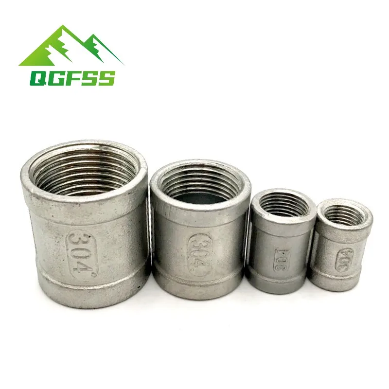 

1PCS SS 304 Stainless Steel Pipe Fitting 1/8"1/4" 3/8" 1/2" 3/4" 1" 1-1/4" BSP female to female Thread Reducer Connector Adpater