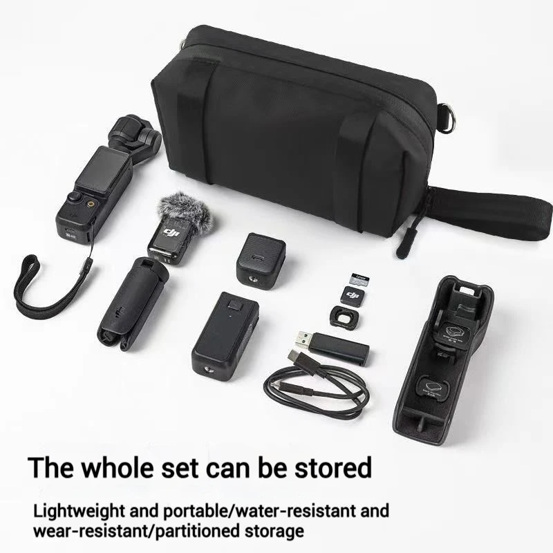 

Waterproof Portable Case for DJI Osmo Pocket 3/360 GO Ultra Creator Combo Protective Bag with Shoulder Strap DJI Camera Acces
