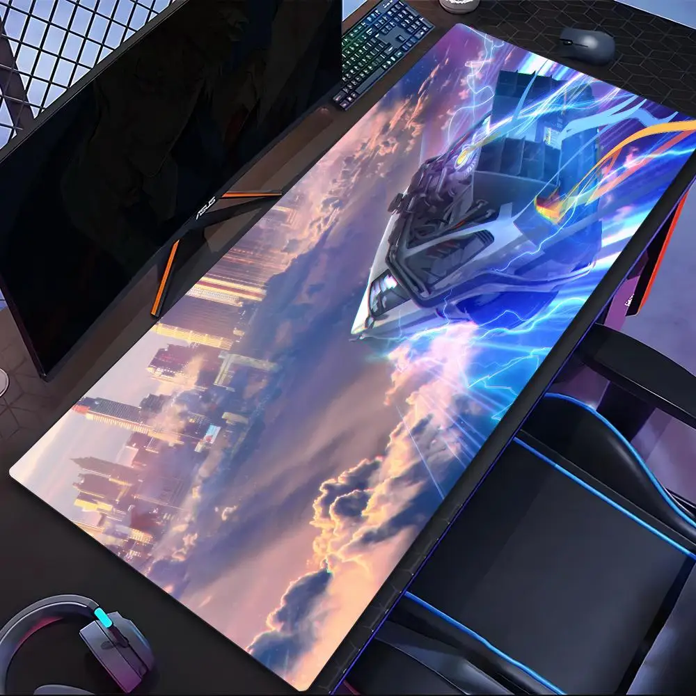Come Back To The Future Mouse Pad Tablet Laptop xl desktop mouse mat cute HD printing Gaming keyboard pad Player 90x40 cm